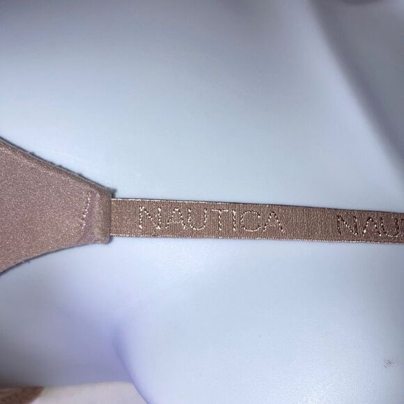 NAUTICA Intimates Beiger Tan Lightly Padded Bra Womens 36B Style 6394-49 - Picture 9 of 10